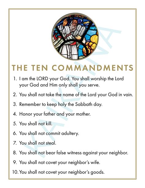 Unpacking the Divine Blueprint: Understanding the Roman Catholic Ten Commandments
