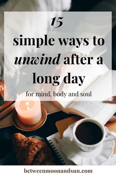 Unwinding After a Long Day: Relaxing & Mindful Designs
