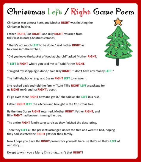 Unwrapping the Basics: How to Play the Christmas Left Right Game
