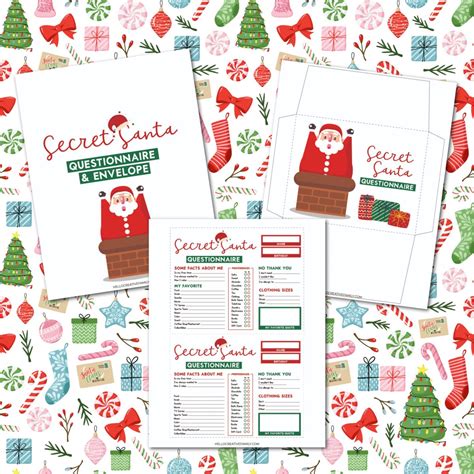 Unwrapping the Magic: What Exactly is a Printable Secret Santa Form?