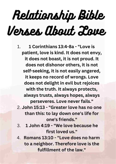 Verses on Love & Relationships
