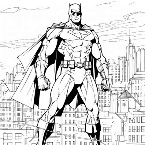 Villainous Gallery: The Rogues' Realm of Printable Batman Coloring