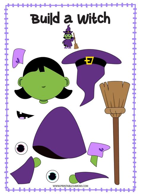 Wearable Wonders: Express Yourself with Cut Out Printable Halloween Crafts