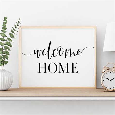 Welcome Home: Printable Door & Entryway Decor