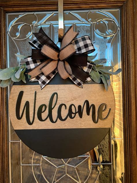 Welcoming Wonders: Door Hangers & Home Accents