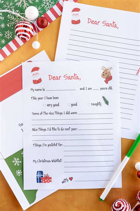 What to Include in Your Printable Letter to Santa: Ideas for Every Little Dreamer