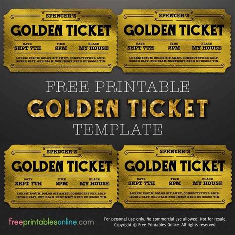 Where to Find Your Golden Ticket: Top Sources for Free Printables