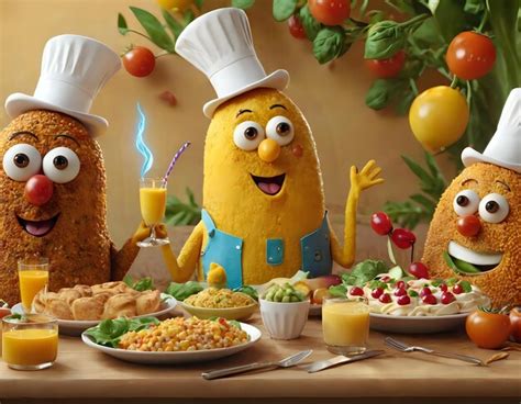 Whimsical & Anthropomorphic Foods