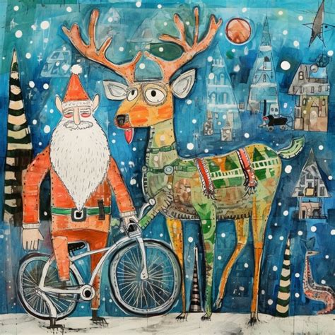 Whimsical & Cartoon Santa Tags: Fun for All Ages