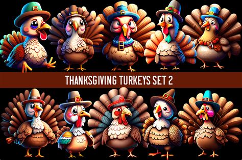 Whimsical & Cartoon Turkeys: Adding a Dash of Fun to Everything
