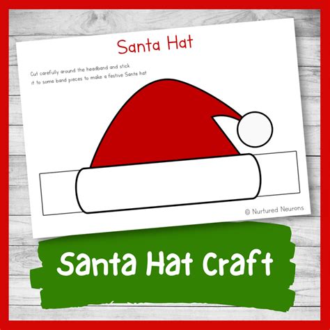 Whimsical & Creative Printable Santa Hat Designs