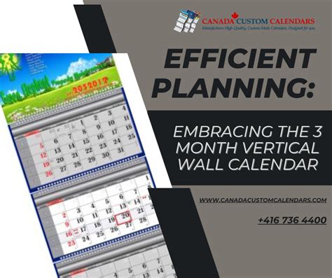 Why a 3-Month Vertical Calendar is Your Secret Planning Weapon