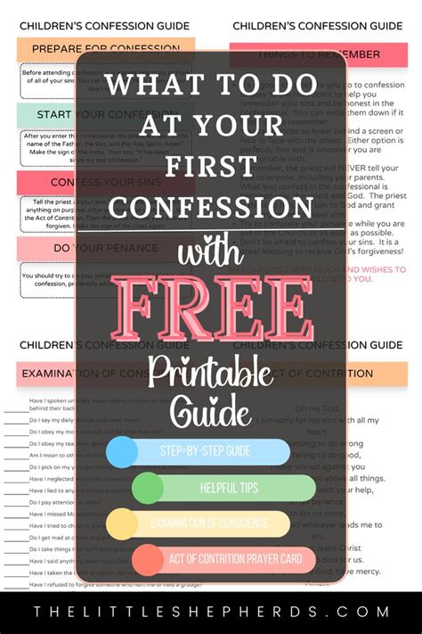 Why a Printable Confession Guide is Your Secret Weapon for Sincere Communication
