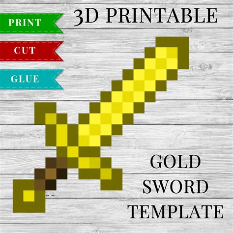 Why Minecraft Sword Printables Are Your Next Best Crafting Adventure