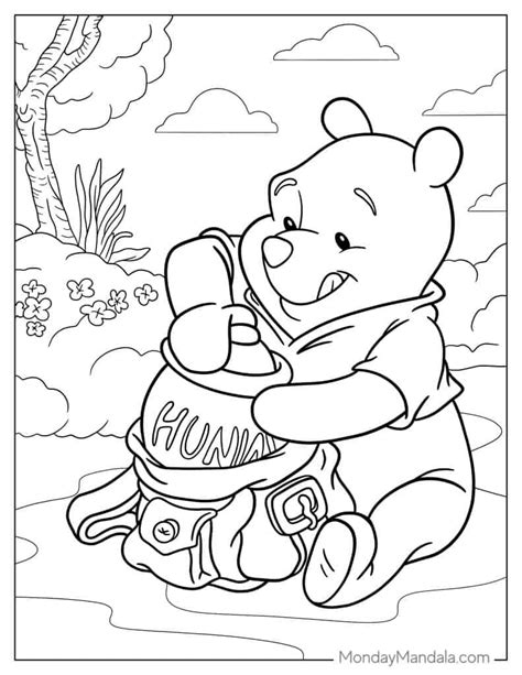 Winnie the Pooh Coloring Pages: A Splash of Color for All Ages