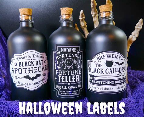 Witchy Wonders & Potion Labels: Brew Up Some Fun