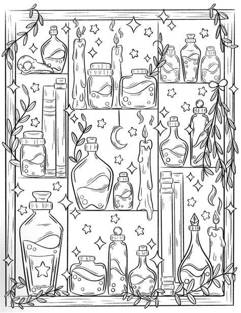 Witchy Wonders & Potion Parlor Printables: Magical & Mystical
