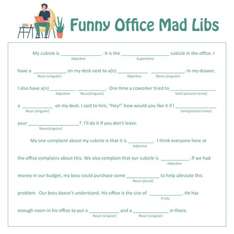 Workplace & Office Humor Mad Libs