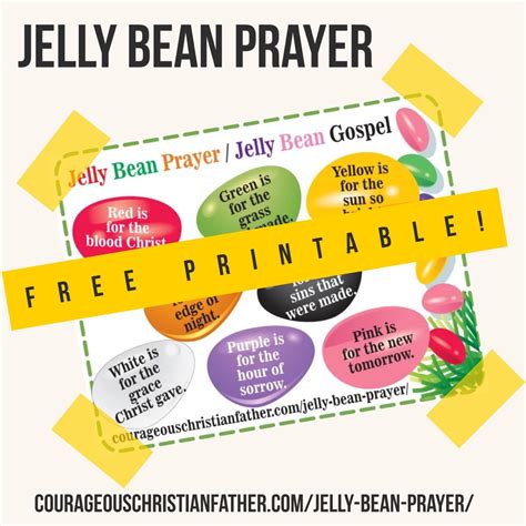 Your Creative Toolkit: Meaningful Ways to Use a Jelly Bean Prayer Printable