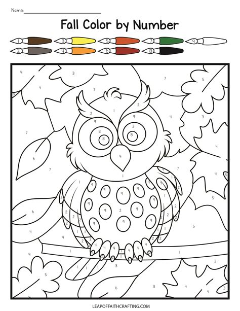 Your First Crisp Leaf: A Beginner's Guide to Fall Color by Number Printables