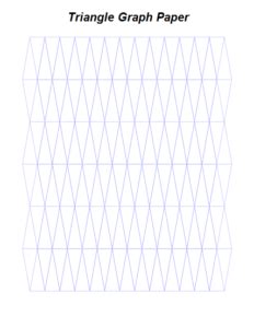 Your First Steps: Designing with Printable Triangle Graph Paper