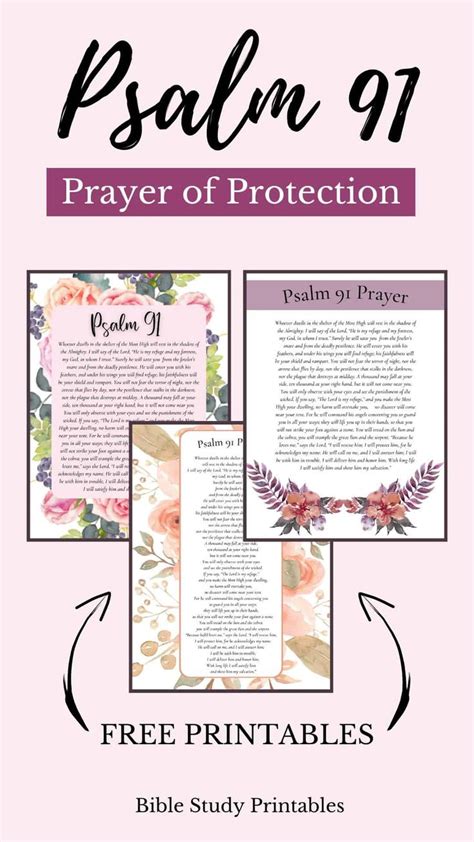 Your Free Fortress: Navigating the World of Psalm 91 Printable PDFs