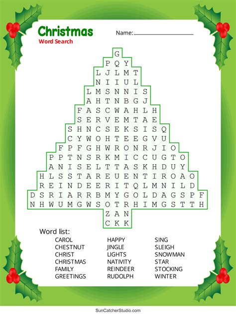 Your Go-To Categories for Christmas Word Search Free Printable PDFs