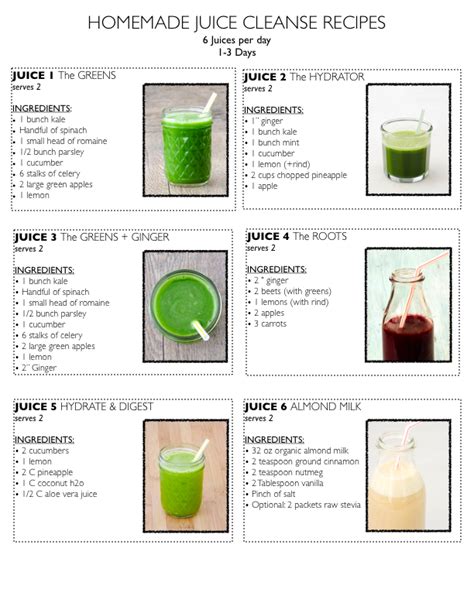 Your Go-To Categories for Incredible Printable Juice Recipes