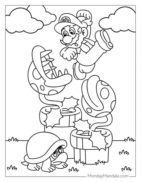 Your Go-To Categories for Mario Colouring Pages Printable Adventures