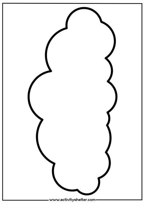 Your Go-To Cloud Shapes: Categories of Cloud Template Printable Power!