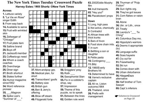 Your Go-To Sources for Free Printable Sunday Crossword Puzzles PDF