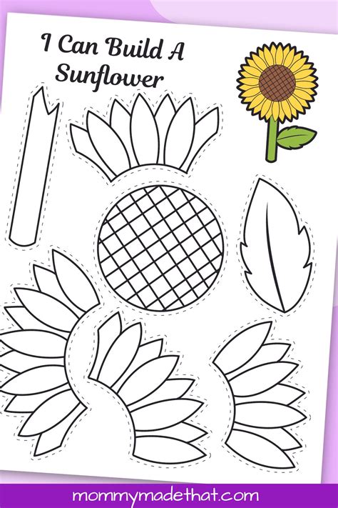 Your Go-To Sunflower Template Printables for Every Creative Whim