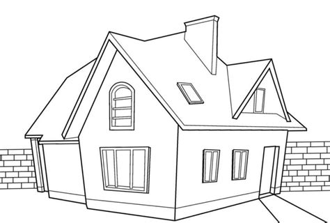 Your Home, Their Canvas: The Joy of House Colouring Pages