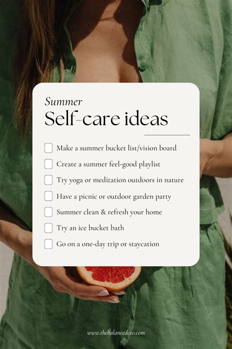 Your Personal Summer Sanctuary Schedule: Self-Care & Solo Bliss