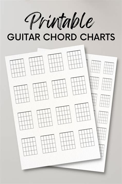 Your Personalized Tool: Customizable & Blank Chord Charts