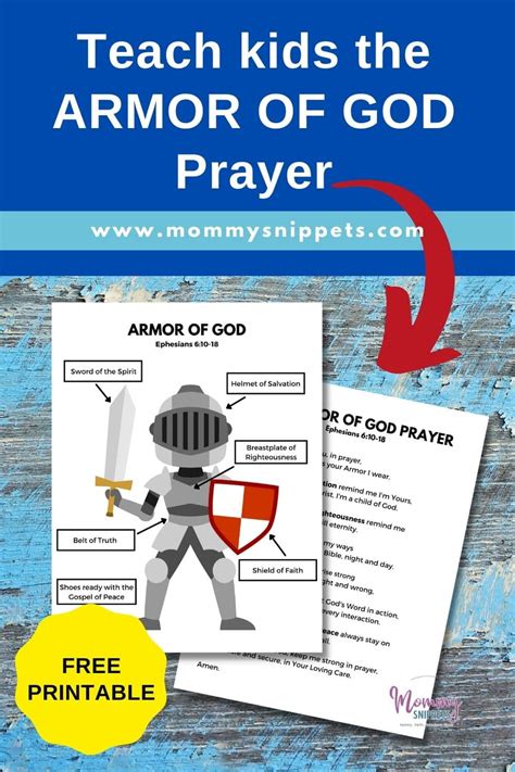 Your Spiritual Arsenal: Creative Ways to Use Your Printable Armor of God Prayer