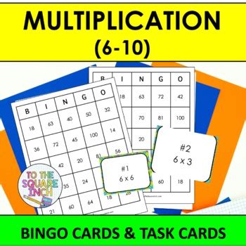 Your Toolkit: Categories of Multiplication Bingo Success