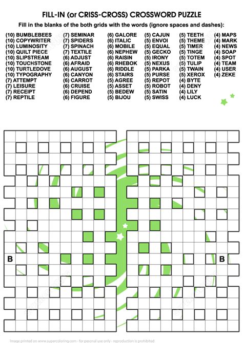 Your Treasure Map: Where to Unearth the Best Free Printable Fill-It-In Puzzles Online