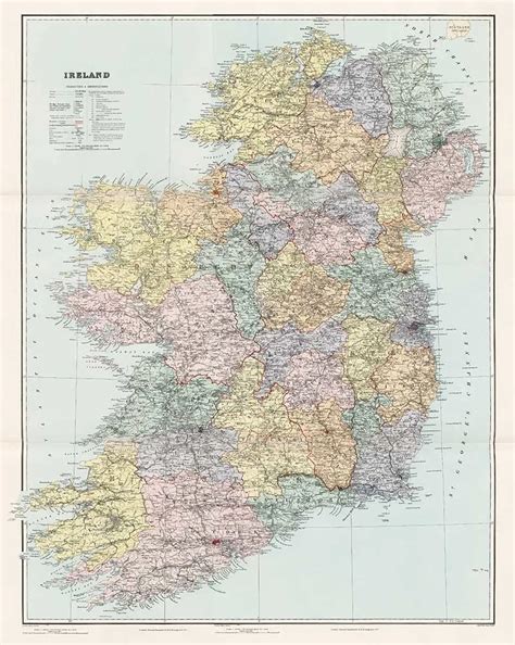 Your Ultimate Guide to a Printable Ireland Map 1900: Bringing History Home
