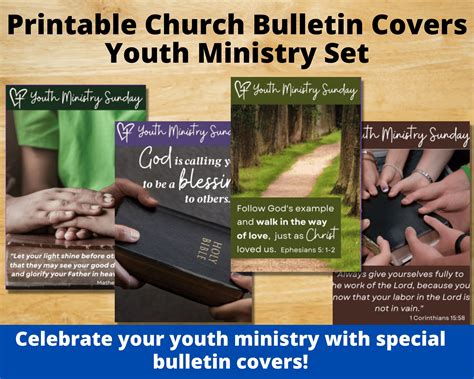 Youth & Children's Ministry Bulletin Covers: Engaging the Next Generation